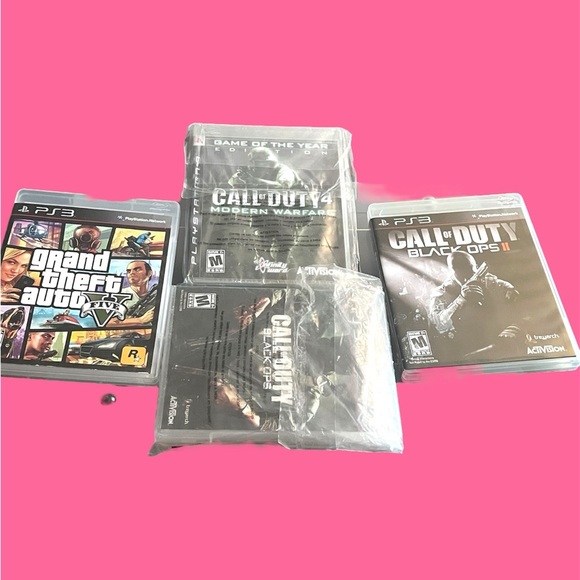 PS3 Game Bundle: Grand Theft Auto & Call of Duty’s - Picture 1 of 6